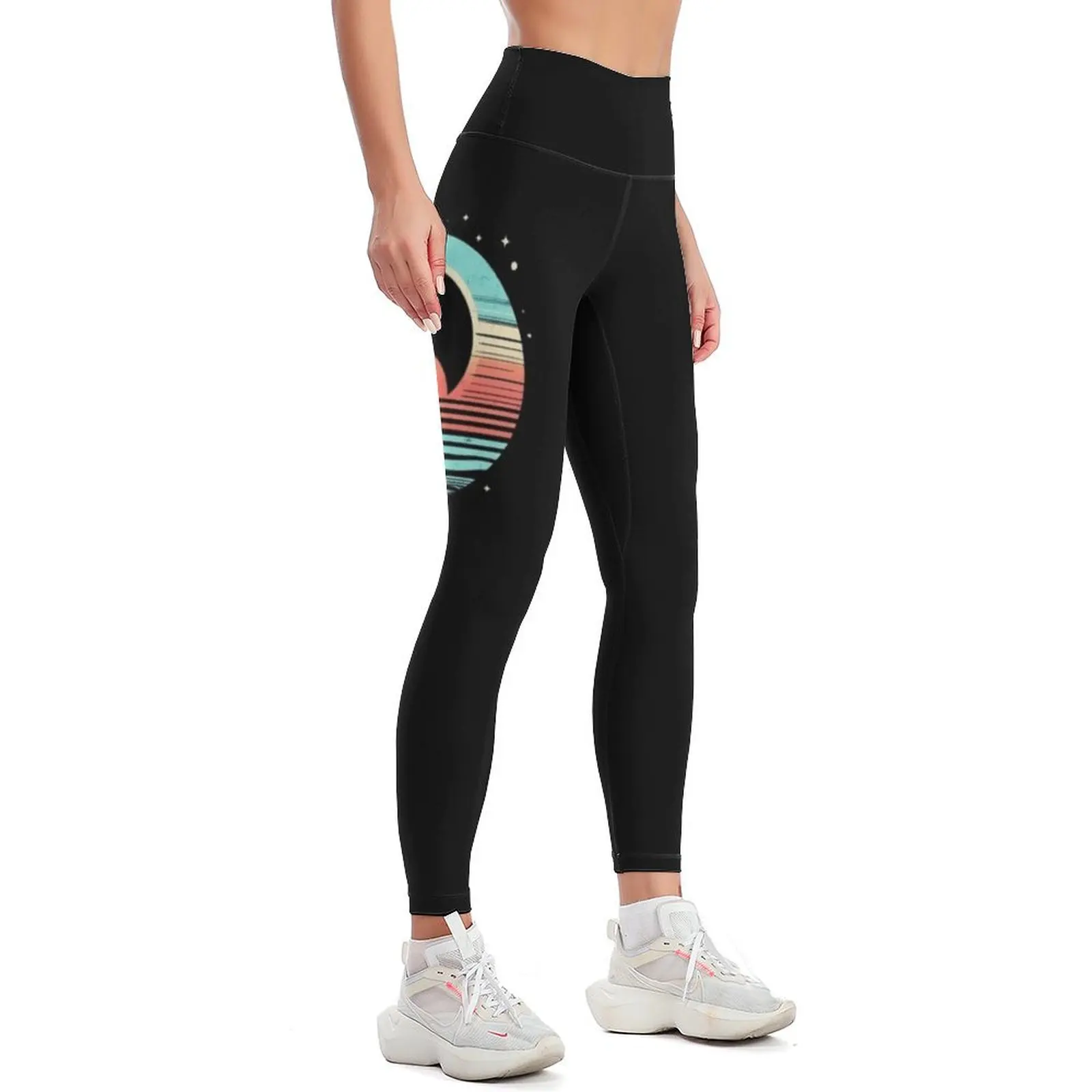 2024 Total Solar Eclipse April 8 Eclipse - april eclipse 2024 Leggings Sports female Womens Leggings