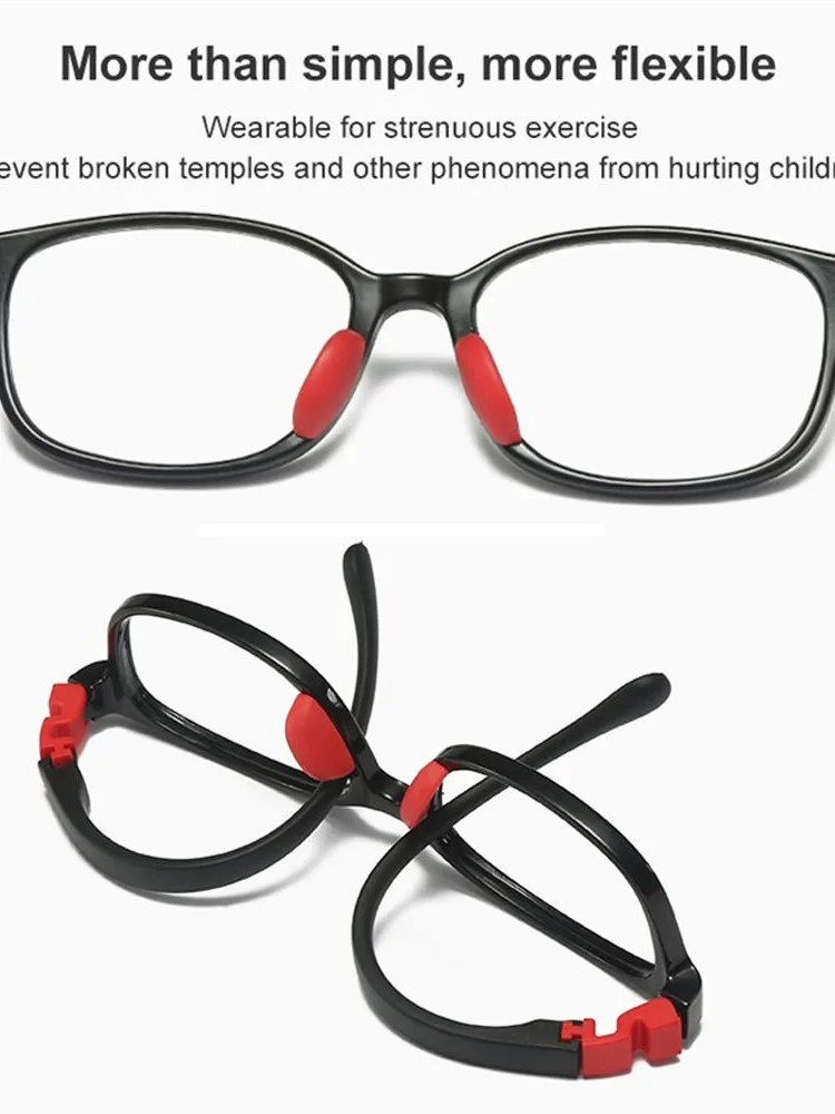 Protection contre les radiations Anti-rayons bleus soins de la Vision Silicone TR lunettes Anti-lumière bleue lunettes pour enfants lunettes à monture souple