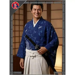 Japan Samurai Costume Kendo Aikido Hapkido Uniform Martial Arts Sportswear Hakama Keikogi Kimono Samurai Jacket Pants Cos