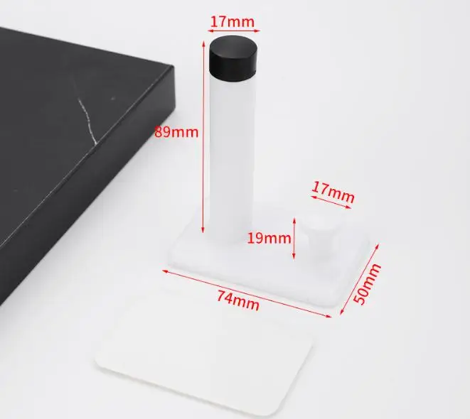 Bathroom Door Door Stopper Space Saving Bathroom Hook For Storage Door Stopper Thick Rubber Head Noise Reduction