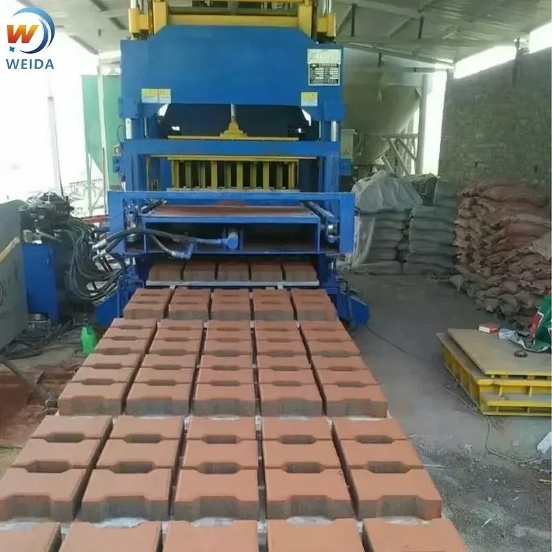 Fully Automatic Hydraulic PLC Pump Concrete Paving Block Making Machine for Construction Easy Operation Multiple Voltage
