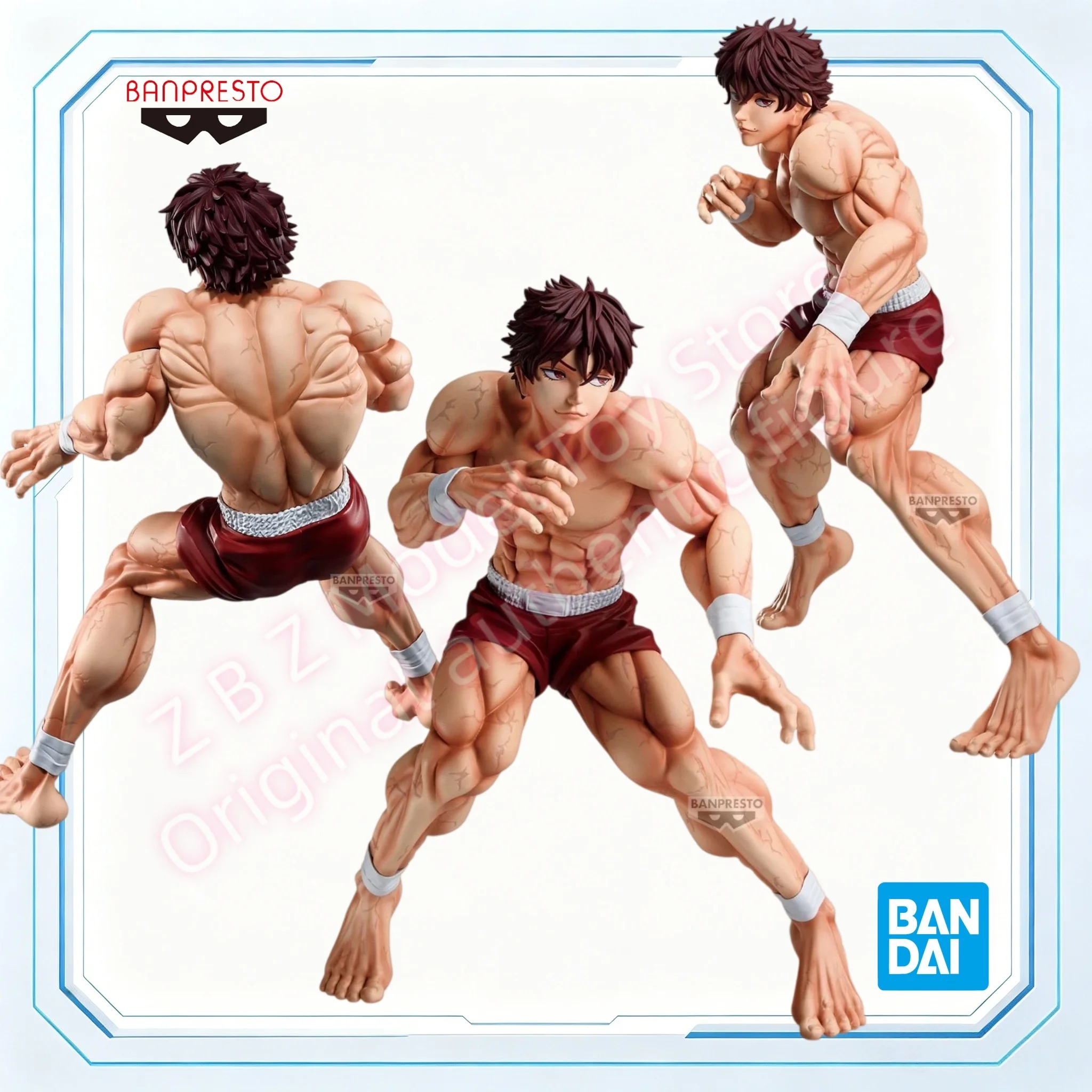 Pre-ordenar Figura Coleccionable Hanma Baki BAKI Banpresto Grandista para Exhibición de Fans, Personaje de Anime Luchador Fuerte en Postura de Combate