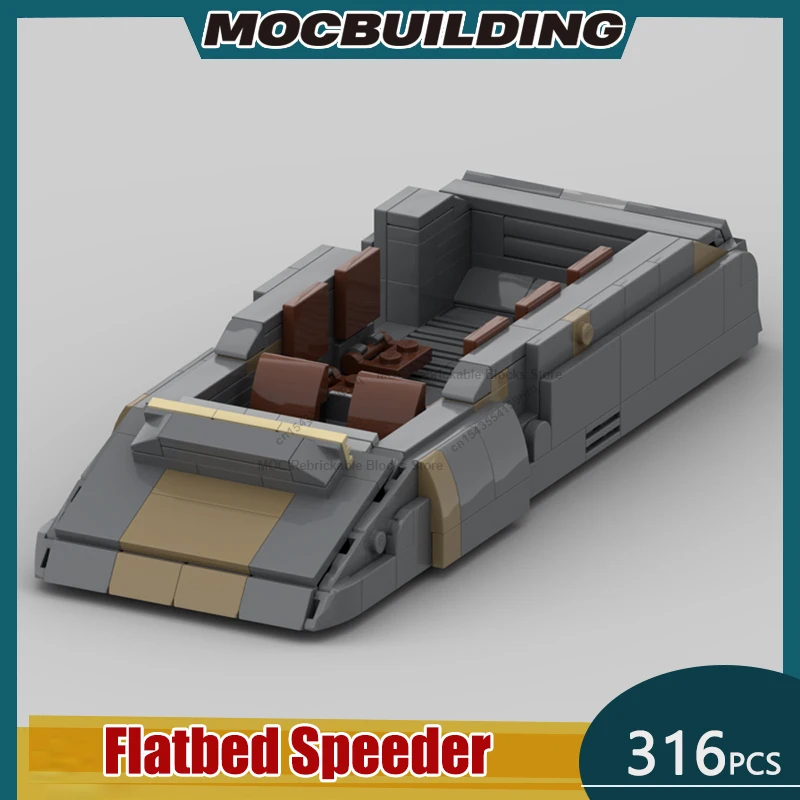 

MOC Building Blocks DIY Assemble Bricks Deathwatch Flatbed Speeder Model Space Collection Display Creative Xmas Toy Gifts 316PCS