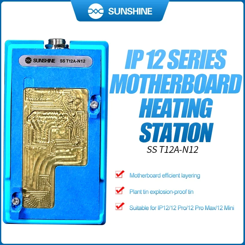 

Newest SS-T12A 4 in 1Mainboard layering motherboard Heating station Disassembly Platform for Iphone 12/12Pro/12Pro Max/12 Mini