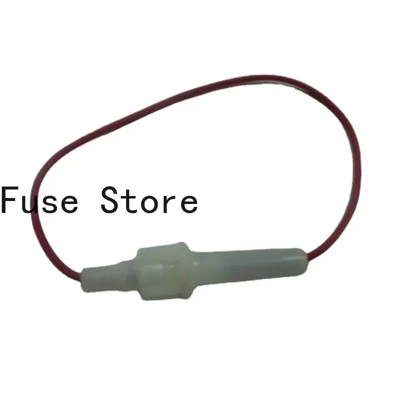 10PCS Factory Direct Sales 5*20MM 6*30MM Glass Fuse Lantern Holder White With Wire Pipe