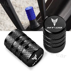 Válvula de neumático de rueda CNC para motocicleta, tapas de vástago de puerto de aire, accesorios para YAMAHA MT-09 MT09 Mt 09 2017 2018 2019 negro