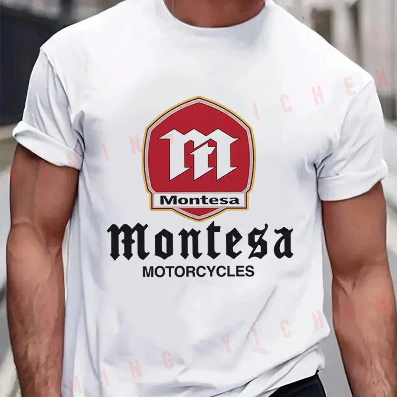 Montesa Motorcycle Print T-Shirt Motorrad Fans New Fashion Summer Cotton Men Short Sleeve O-Neck Tees