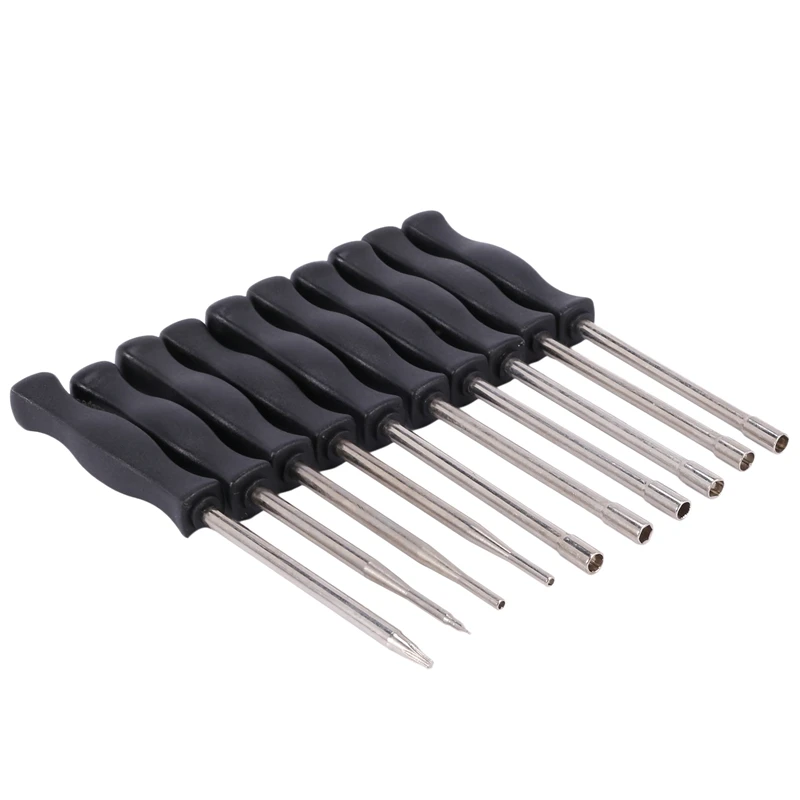 10 Pcs Tune up Carburetor Adjusting Screwdriver Tool Kit with Carb Cleaning Needles Brushes for Walbro Zama Ryobi for  Echo