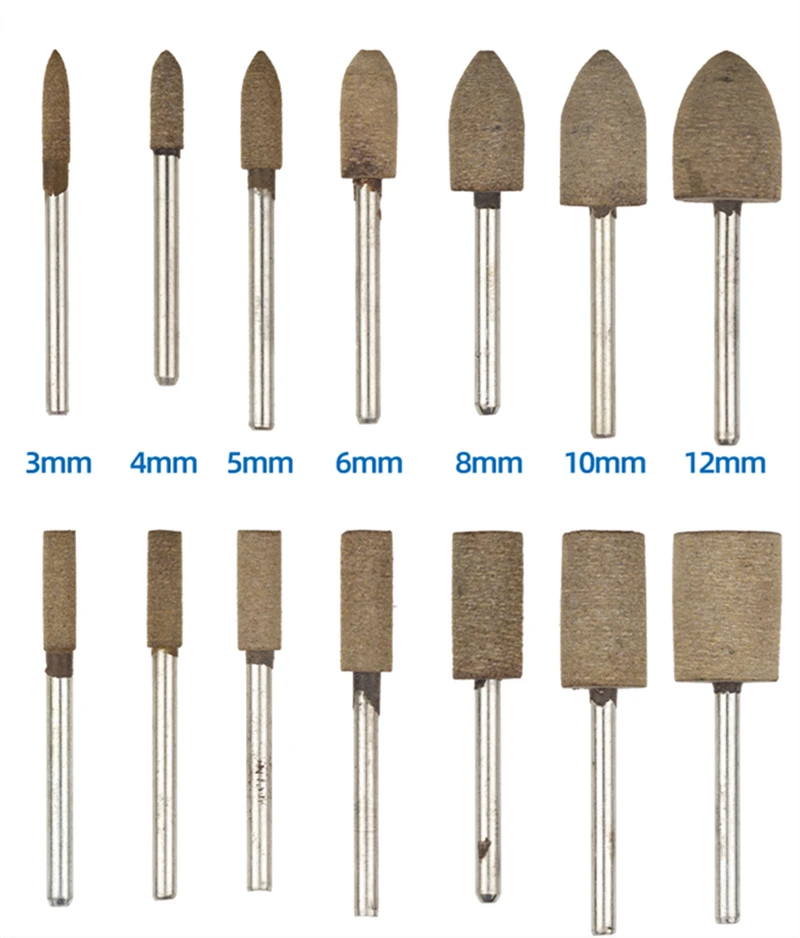 Cowhide Polishing Grinding Head 3/4/5/6/8/10/12mm Wheel Electric Mini Grinder Drill Bit Rotary Power Tools Accessories