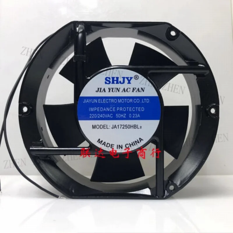 Y  FOR SHJY JA17250HBL2 AC220/240v 50hz 0.23A 17250 17CM 2-Wire Cooling Fan