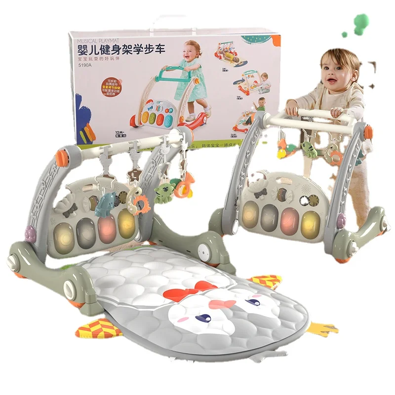 

Zl Baby Pedal Piano Gymnastic Rack Early Childhood Educational Toys Newborn Two-in-One