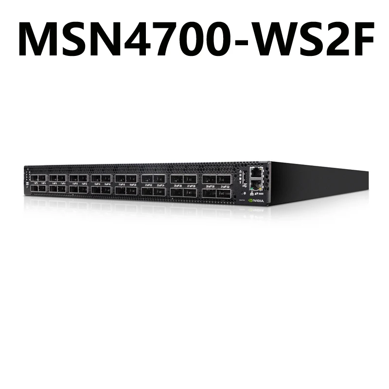 NVIDIA-interruptor Ethernet abierto Mellanox MSN4700-WS2F Spectrum-3 400GbE 1U, sistema Onyx 32x400GbE QSFPDD