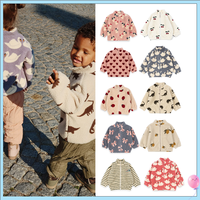 24 New KS Boys Girls Fleece Coat Swan Lemon Dinosaur Jacket Thickened Kids Winter Coat Girls Outfit