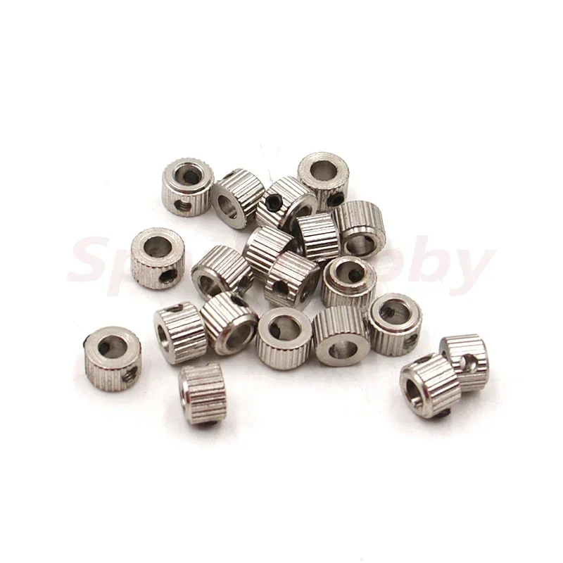 Bouchon de collier de roue en métal pour avion RC, 20 pièces, 1.6mm, 2.1mm, 2.6mm, 3.1mm, 4.1mm, 5.1mm, 6.1mm