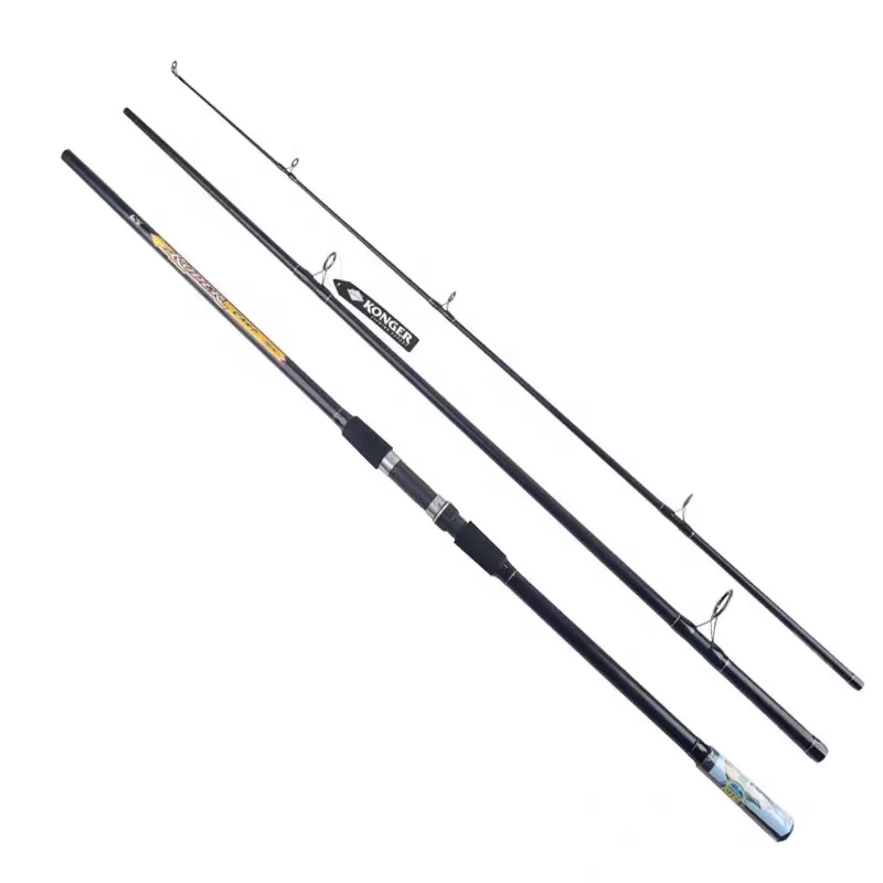 

4.2m 4.5m Super Durable Long Throw Ultra Light Carbon Fiber Spinning Casting Fishing Rod