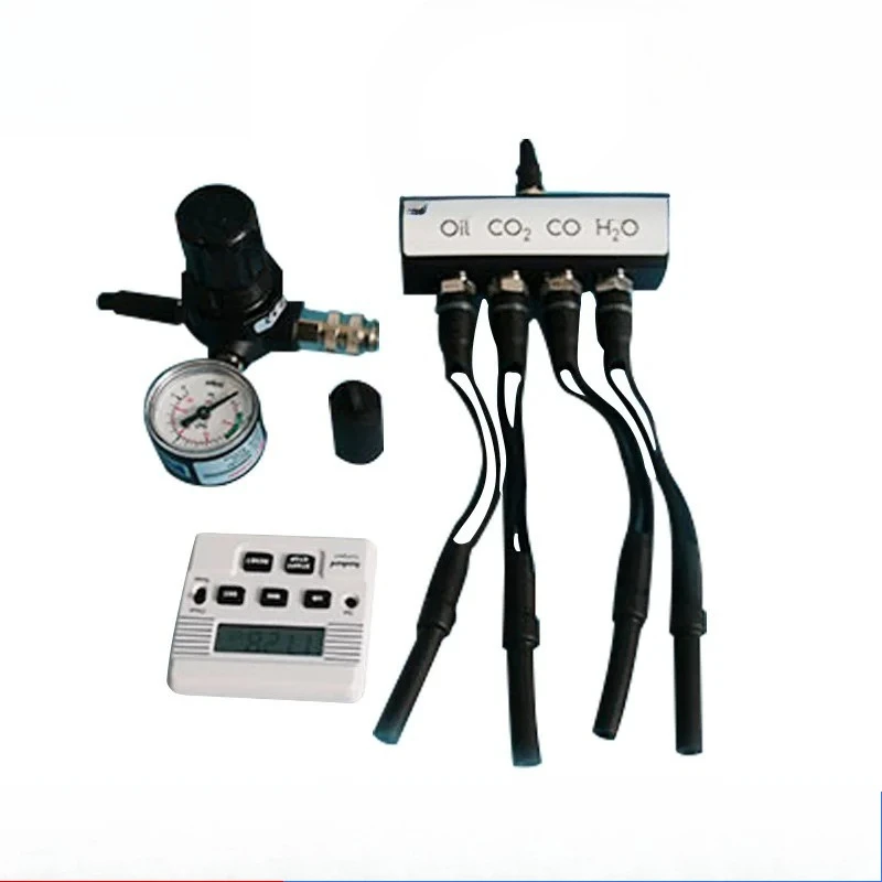 Special oil and water detection compressed air quality detector 6527149