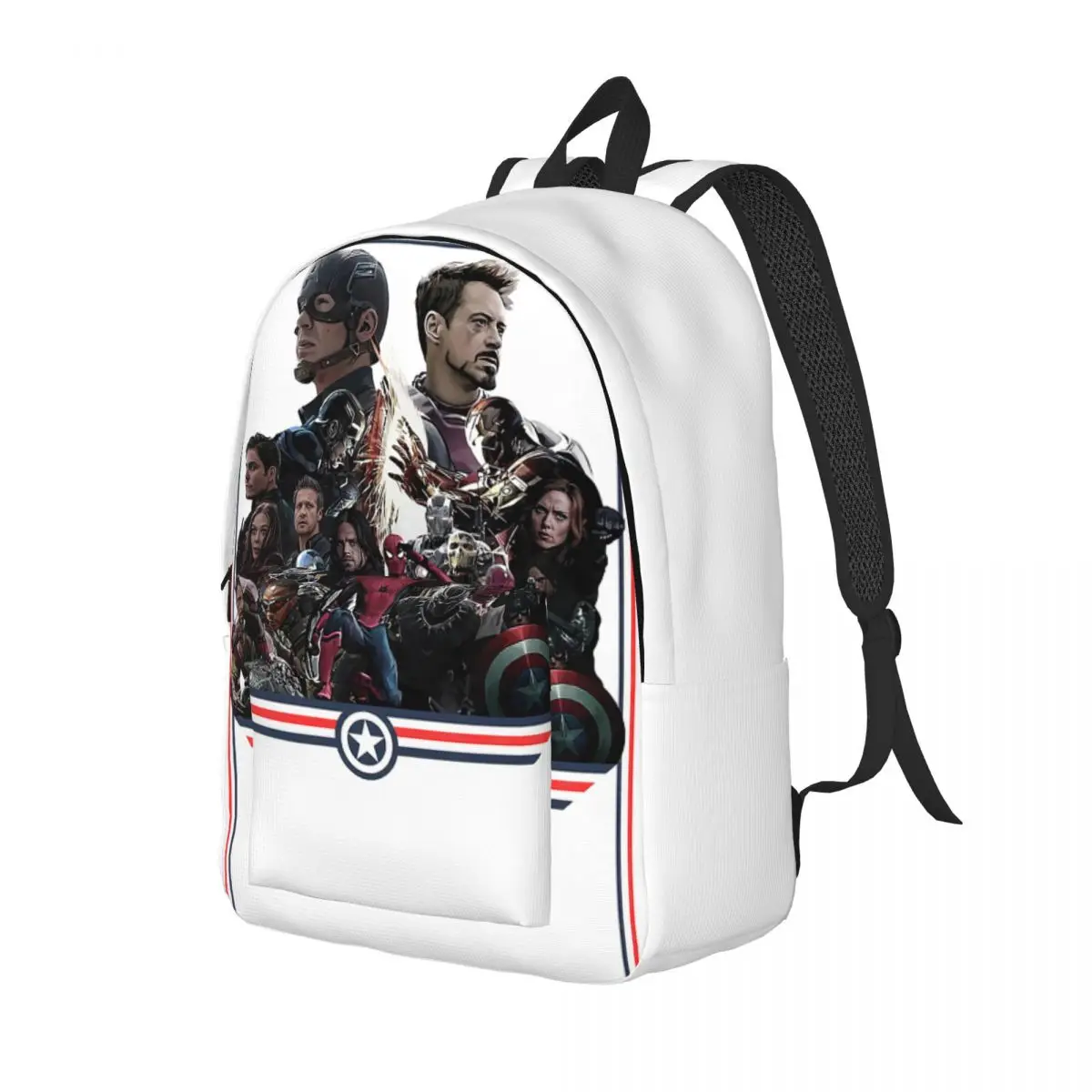 Custom Hulk Captain America Earth Superhero Laptop Backpack Men Women Fashion Bookbag for School College Student Bag