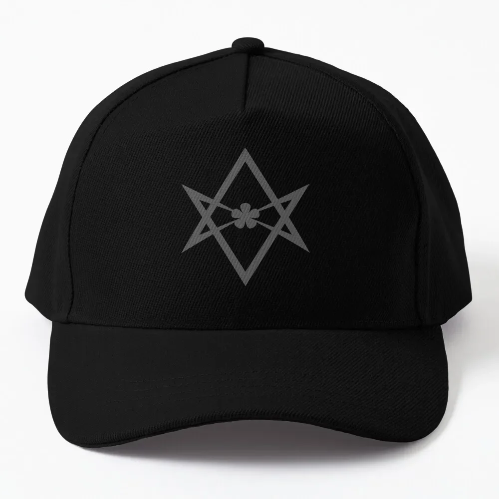 The Thelemic Unicursal Hexagram - grey Baseball Cap Designer Hat Snapback Cap Hat Luxury Brand Hip Hop Baseball Cap Men Women'S