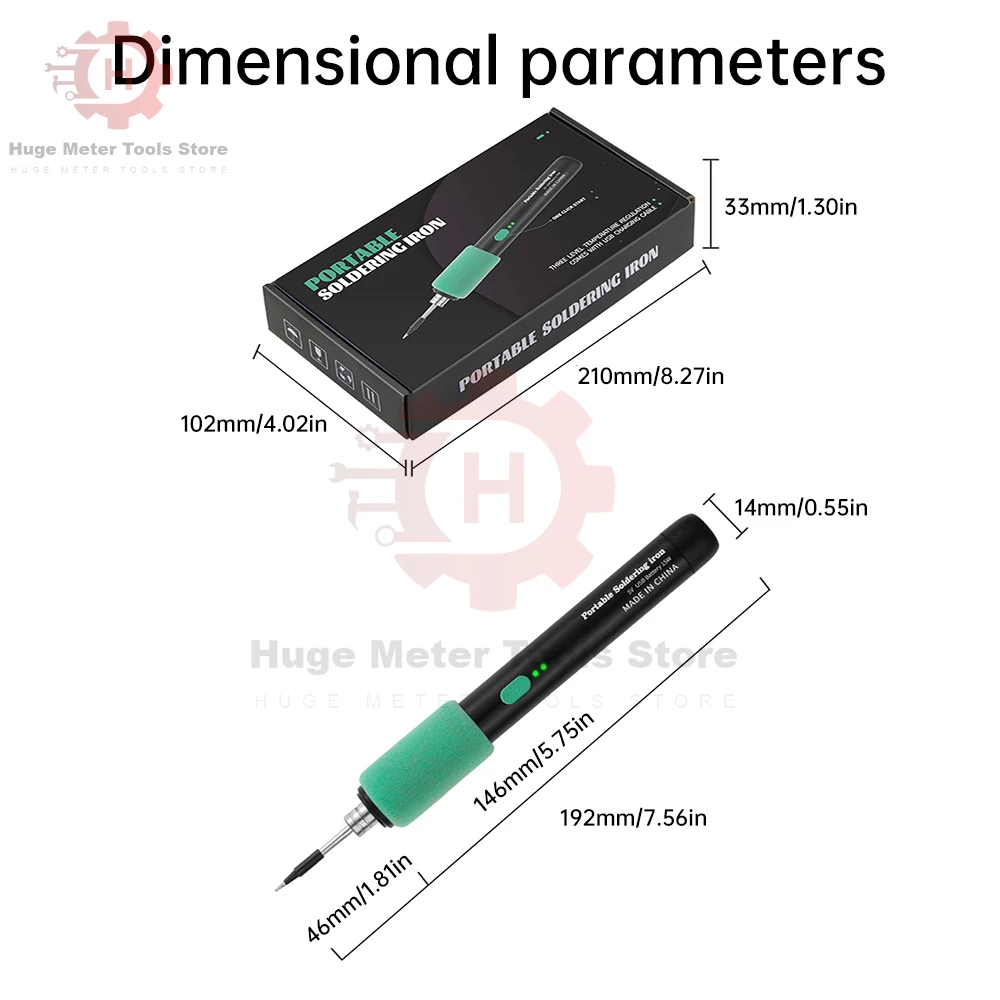 Soldador USB de 5V y 15W, soldador eléctrico de carga inalámbrica, pluma de soldadura de calentamiento rápido, herramientas de reparación de soldadura portátiles