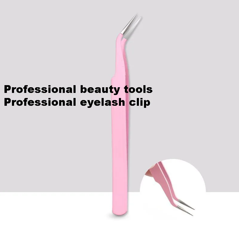 False Eyelash Tweezers Grafting Eyelash Eyelash Beauty Tweezers Blossoming Gold Feather Eyelash Clip Beauty Tools Hair Removal