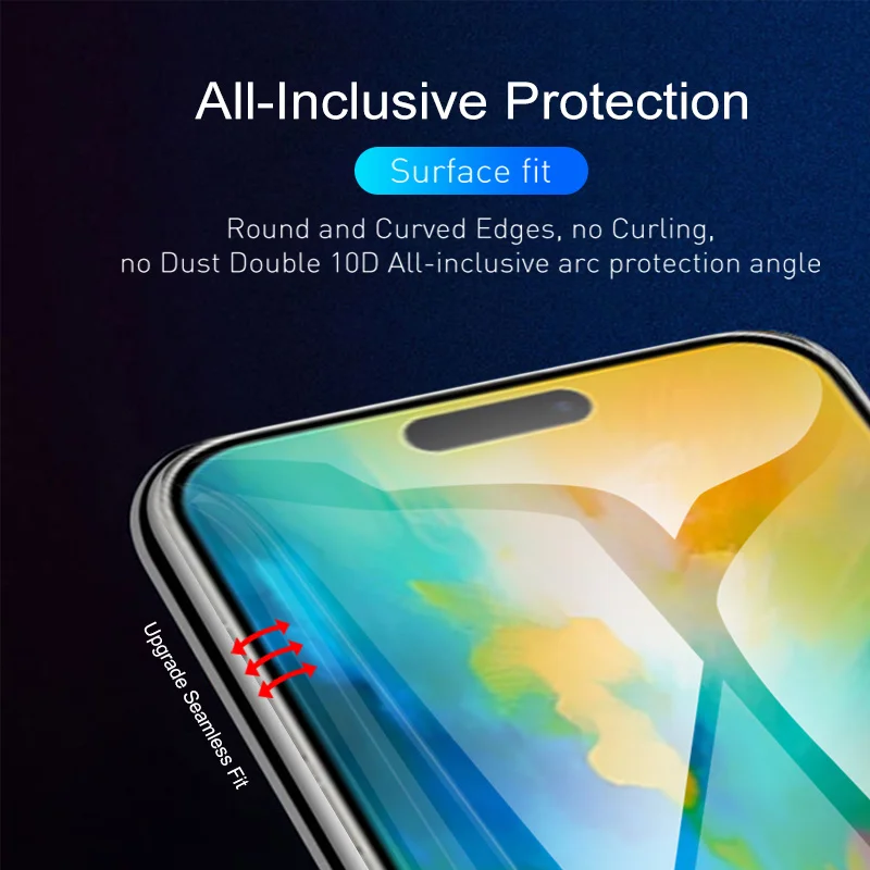 Película de hidrogel para Apple iPhone, Protector de pantalla para iPhone 16 Pro Max, 16 Pro, 16 Pro Max, 5G, 2024, no es de vidrio, 2 uds.