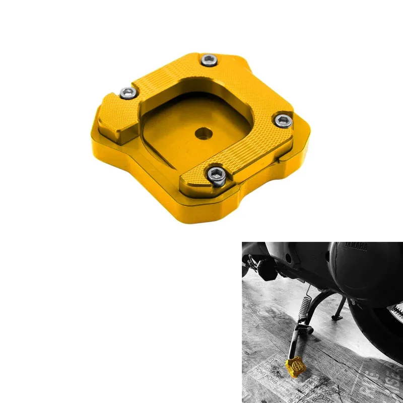 

Aluminium Alloy Enlarge Extension Foot Stand Fits for YAMAHA NMAX155 XMAX300 Side Kickplate Motorcycle Accessories
