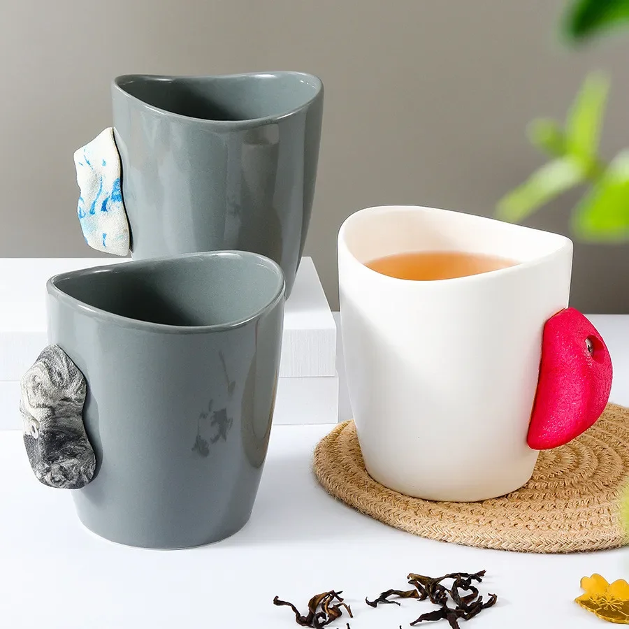 

Funny Coffee Climbing Mug Large-capacity High-value Mug Ins Souvenir Creative Ceramic Mug