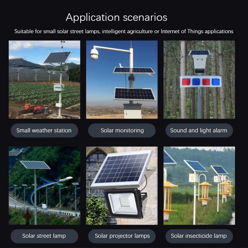 Imagem -04 - Módulo de Gerenciamento de Energia Solar Waveshare para Painéis Solares de 624v Proteção de Circuitos Bateria 10000mah Embutida