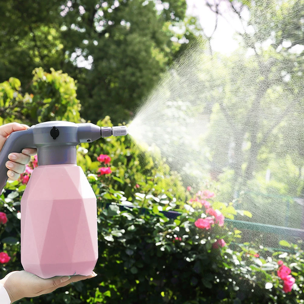 2L Automatic Watering Can USB Rechargeable Watering Electric Fogger 360 Adjustable Nozzle for Agricultural Irrigation