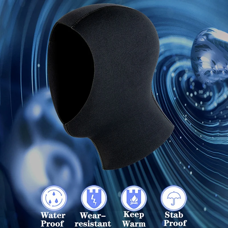 3/5MM  Neoprene Scuba Hoodie Wetsuit Men Women Winter Thermal Hat Wetsuit Hood for Men Diving Surfing Swimming Cap Natación