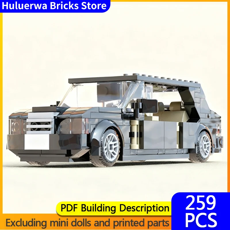 

Модель скоростного гоночного автомобиля MOC, строительные кирпичи, Excellence, роскошный автомобиль, модульная технология, детские праздничные подарки, сборка игрушек, костюм