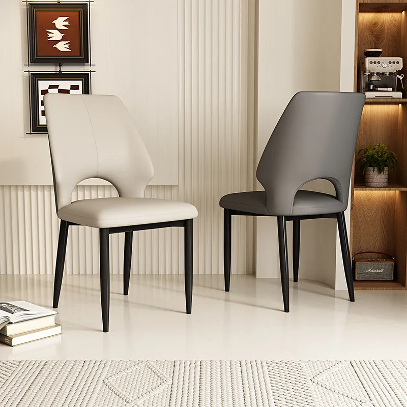 xx-Modern Kitchen Dining Chairs Trendy European Living Room Desk Dining Chairs Ergonomic Restaurant Cadeiras Hotel Furniture*
