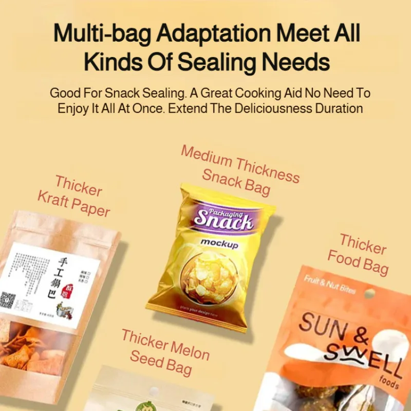 Fruit Vegetable Storage Sealing machine tools Save time effort Magnetic Storage Convenient practical High temperature sealing