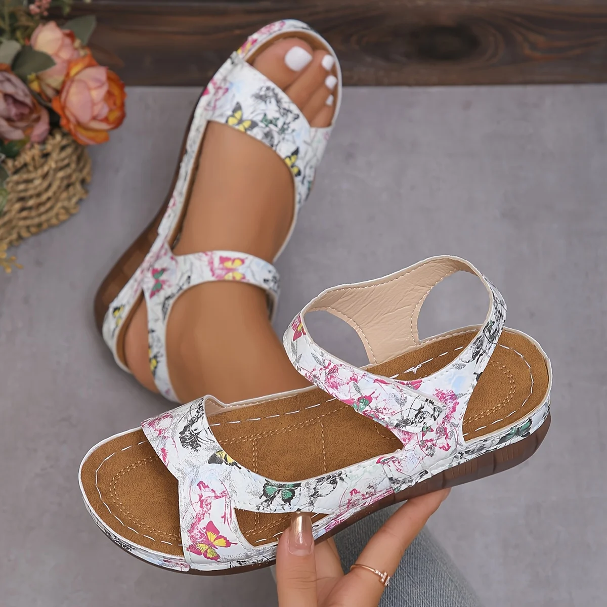 

Summer Woman Shoes Sandals Breathable Women Shoe Open Toe Shoes For Women Wedge Ladies Shoes Party Female Women Sandal Footwear
