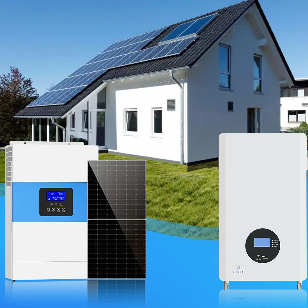 

Power Station For Home Complete 3000w, 4000w, 5000w Solar System Kit Hybrid 5KVA Solar Panel Kit For Home Use Solar Power Supply