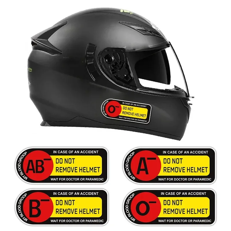 

Водонепроницаемая наклейка с указанием группы крови для мотоциклов, для топливных баков и шлемов, стильный дизайн для передней части мотоцикла.