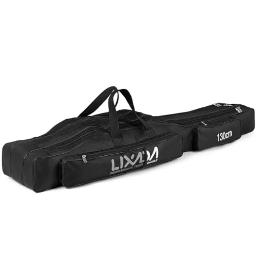 

Fishing Rod Case 3 Layers Oxford Fishing Rod Bag Portable Foldable Fishing Pole Bag Fishing Rod Carrier Fishing Tackle Storage