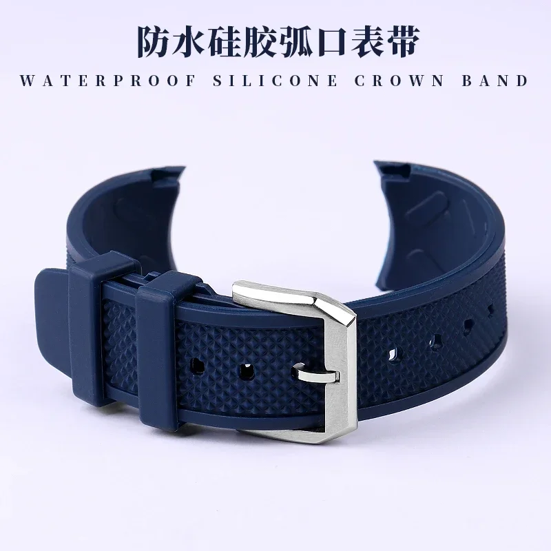 Arc Silicone Watch Strap for Universal IWC Portugal Iw390211 Iw390209 Tape 22 Watch Band Male