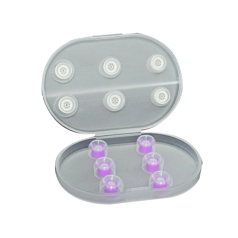 ABKN-이어 실리콘 교체형 이어팁 3쌍 유선 헤드폰 액세서리용 부드럽고 편안함