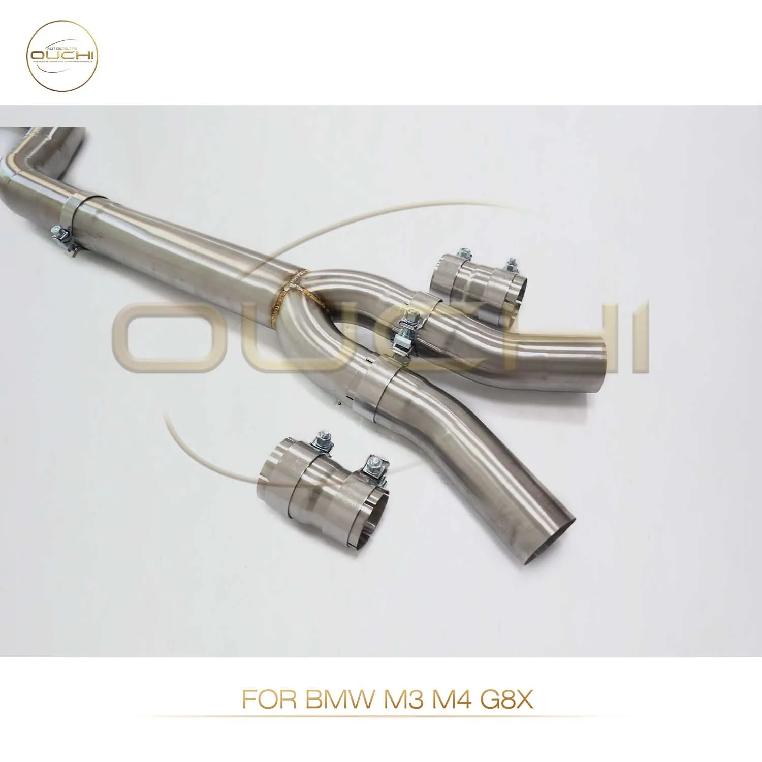 Fast shipping in 24 hours middle pipe for BMW M3 M4 G8X OUCHI stainless steels exhaust system single tube Car Accessories