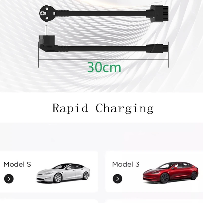 Super Sale EU Schuko Adapter for Tesla Model S 3 X Y Gen 2 UMC Charger Universal Mobile Connector 16A Adapter