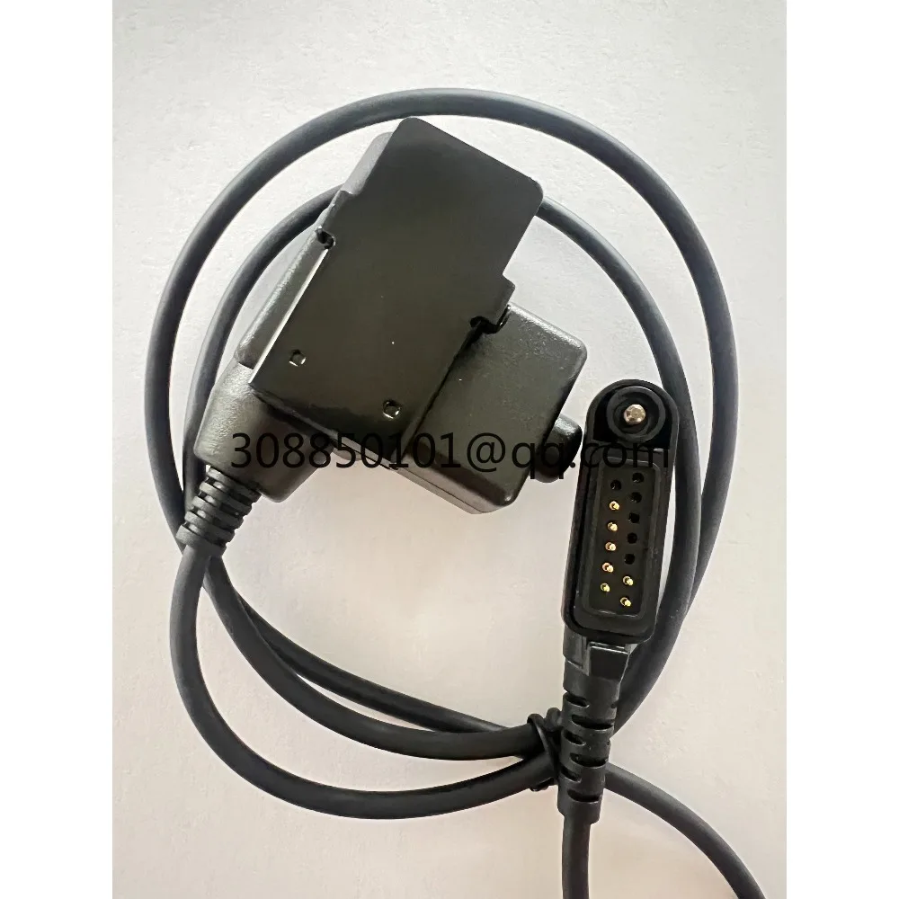 PDC680/X1P/z1p/HP780/HP680 UHF/VHF Radios U94 PTT Adapter Tactical Headset 7.1 Conduction