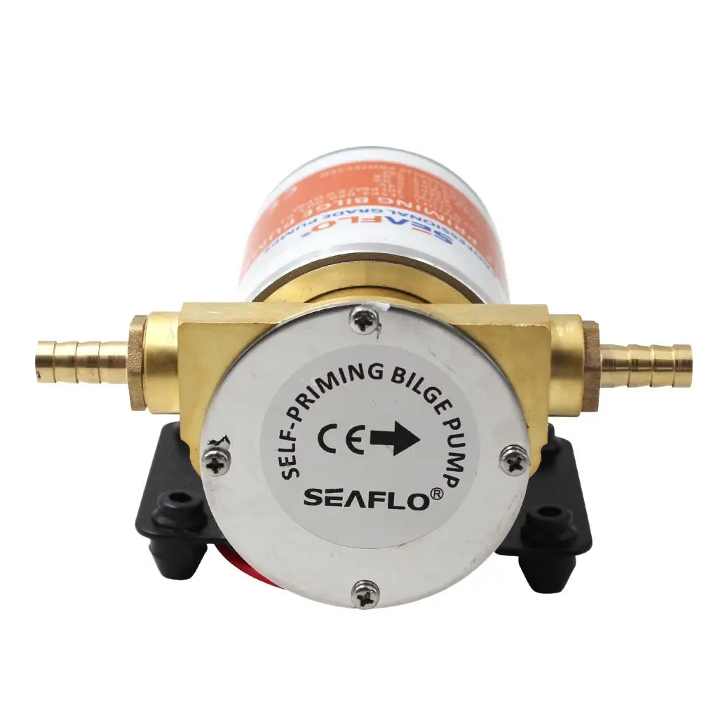 SEAFLO 12V 8 GPM 30 LPM Pompe de cale à turbine centrifuge d'amorçage