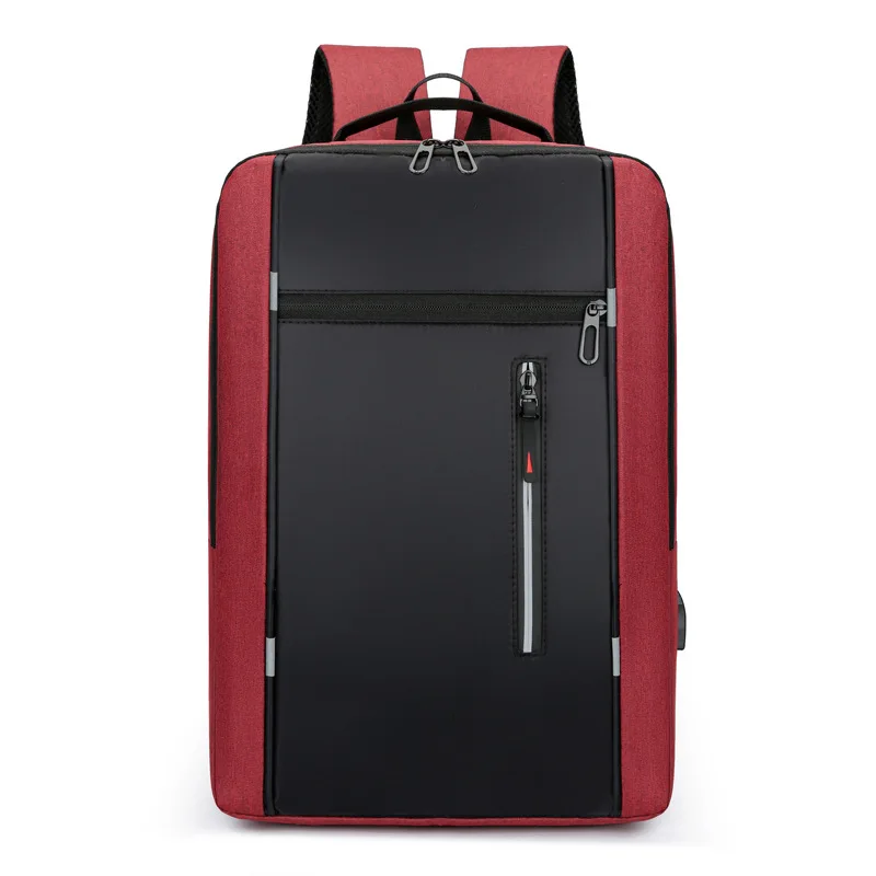 USB Men\'s Shoulder Bags Can Be Wholesale Fashion Large Capacity Computer Bags Multi-layer Waterproof Travel Student Backpack