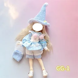 30cm Fat Doll's Clothes 1/6 BJD Doll Dress Winter Set Girl DIY Dressing Toy Accessories Gift