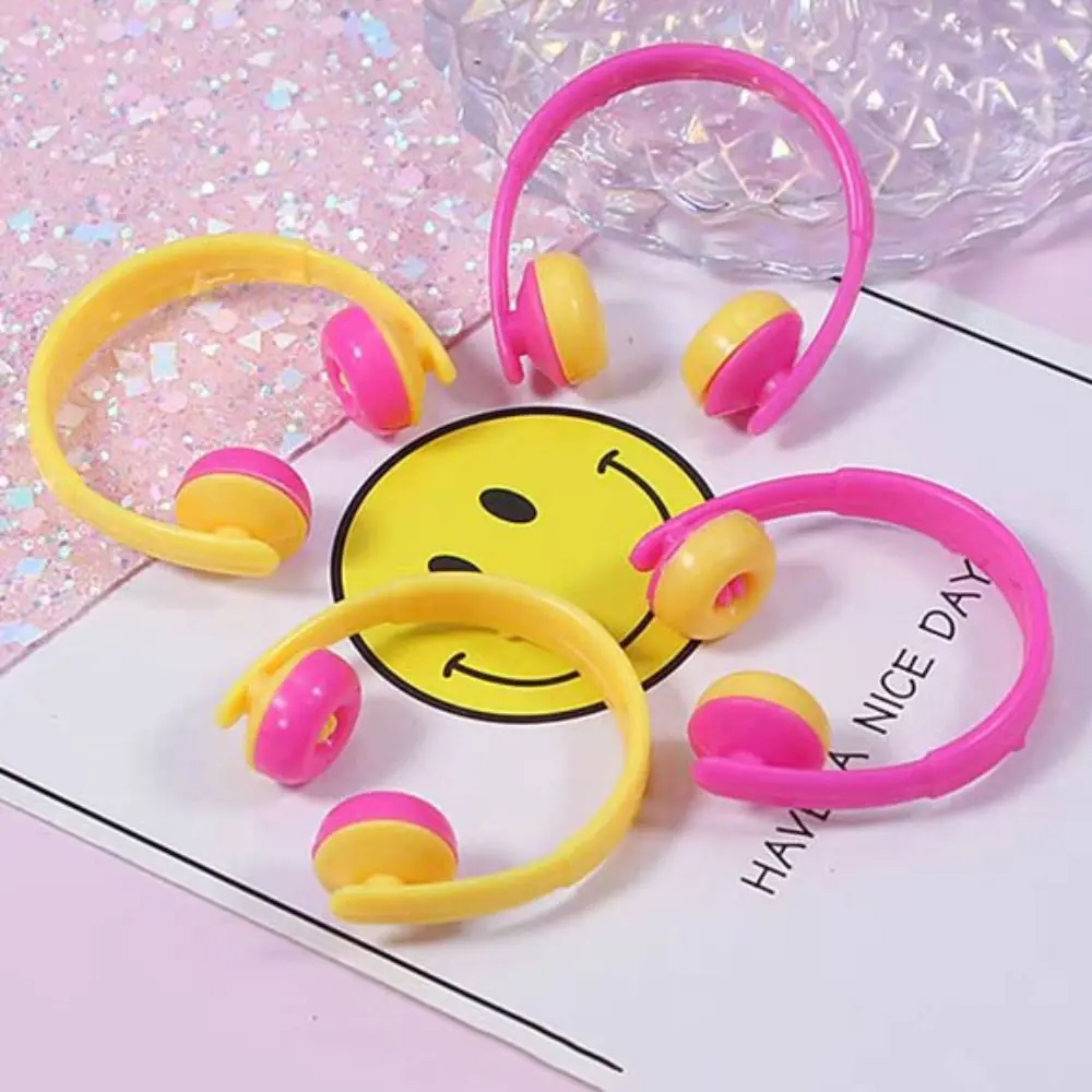 Dollhouse Props Miniature Headset Model Classic Toys 3.8cm Plastic Headphone Doll Decoration Props