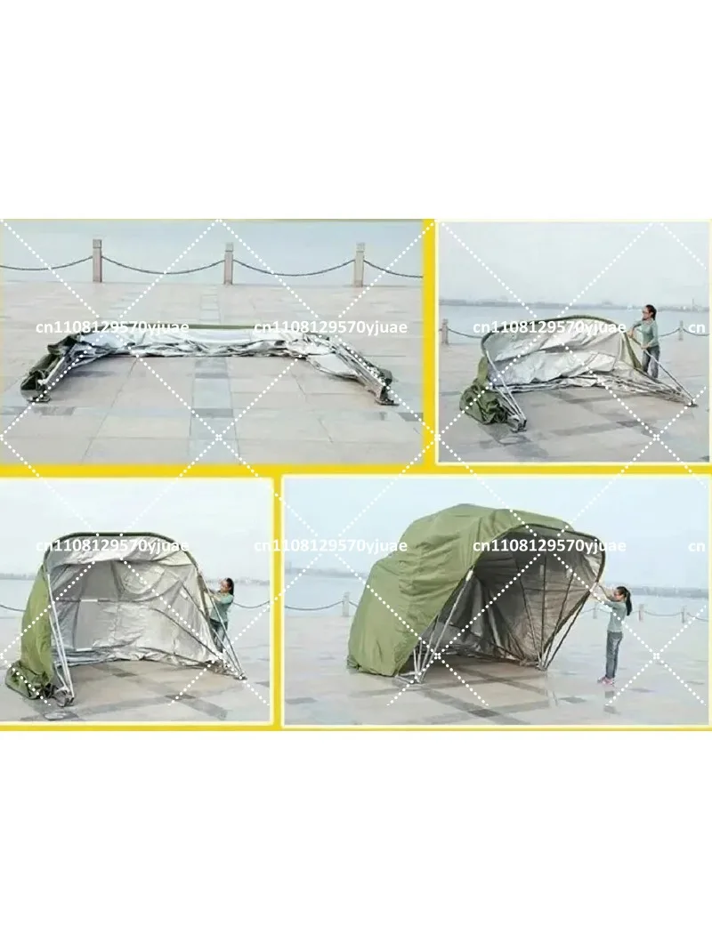 Foldable Carport Garage Tent Heavy Duty Waterproof Sun Shelter Car Canopy Outdoor Parking Shed