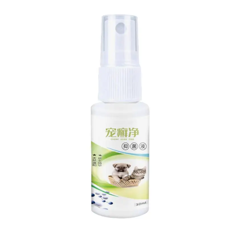 Pet Skin Spray Dog Paw Balm Moisturizing Dog Spray Moisturizing Wound Liquid 30ml Skin Care Anti Itch Spray For Dogs Paws