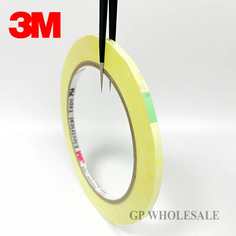 66M/Roll 3M Electrical Polyester Film Tape, Insulating Mylar Tape Flame Retardant for Coil, Transformer, Wire, Battery Wrap