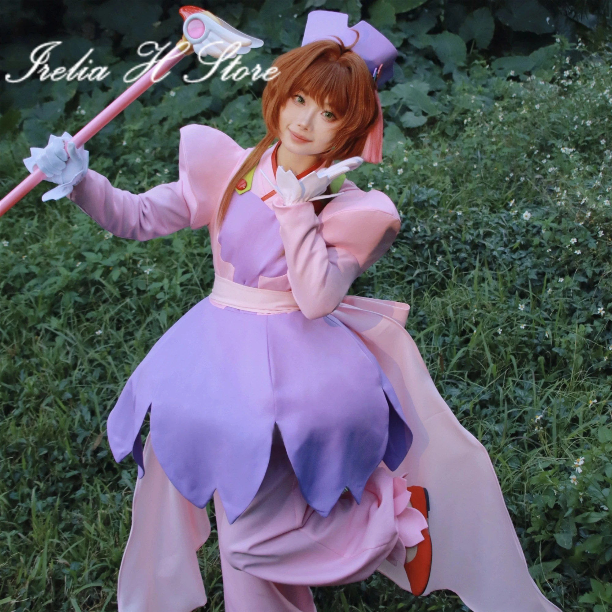 Irelia H sakura Card Captor Sakura Cosplay Costume women Anime Sakura Battle dress